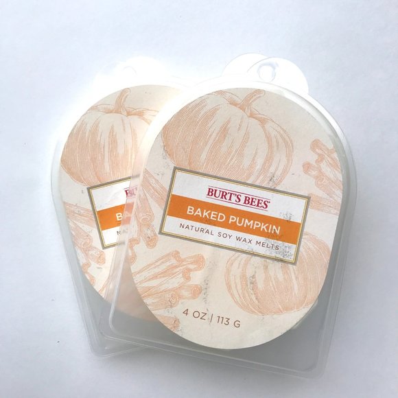 Burt’s Bees Baked Pumpkin Soy Wax Melts 2 Packs - Picture 1 of 6
